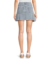 C&V Chelsea & Violet Pleated Denim Skirt