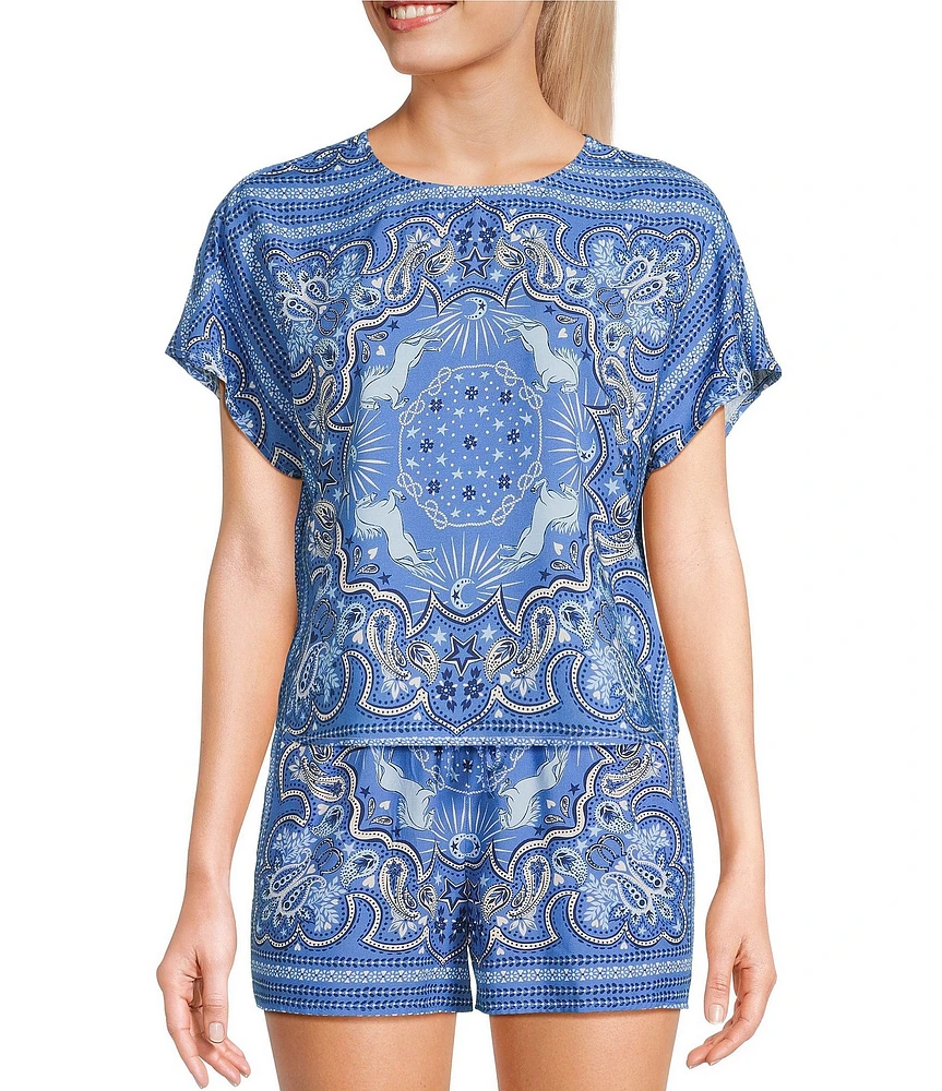 C&V Chelsea & Violet Printed Coordinating Shirt