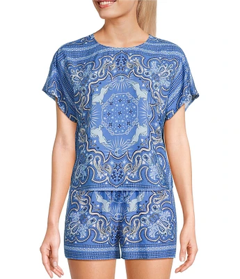 C&V Chelsea & Violet Printed Coordinating Shirt