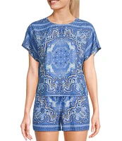 C&V Chelsea & Violet Printed Coordinating Shirt