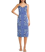 C&V Chelsea & Violet Printed Slip Dress