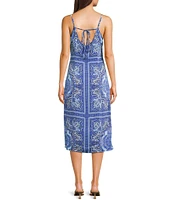 C&V Chelsea & Violet Printed Slip Dress