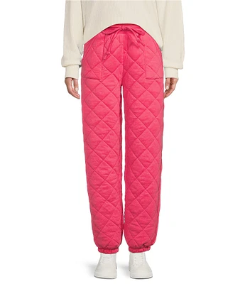 C&V Chelsea & Violet Quilted Coordinating Jogger Pants