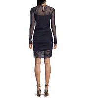 C&V Chelsea & Violet Shirred Mesh Dress