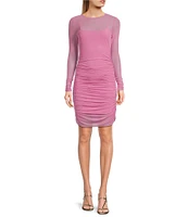 C&V Chelsea & Violet Shirred Mesh Dress