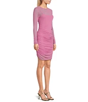 C&V Chelsea & Violet Shirred Mesh Dress