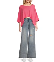 C&V Chelsea & Violet Short Sleeve Dolman T-Shirt