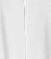 C&V Chelsea & Violet Short Sleeve Round Neck Burnout T-Shirt