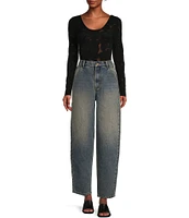 C&V Chelsea & Violet High Rise Skater Jeans