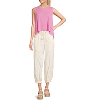 C&V Chelsea & Violet Sleeveless Shark Bite Tank