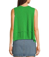 C&V Chelsea & Violet Sleeveless Shark Bite Tank