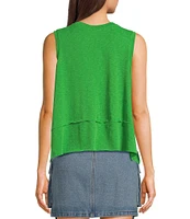 C&V Chelsea & Violet Sleeveless Shark Bite Tank
