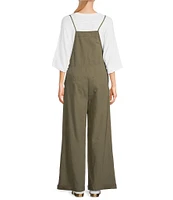 C&V Chelsea & Violet Sleeveless Vintage Overall Jumpsuit