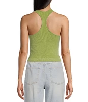 C&V Chelsea & Violet Washed Seamless Racerback Tank Top