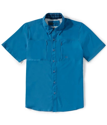 Dakota Grizzly Beckett Stretch Short Sleeve Woven Shirt