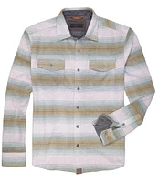 Dakota Grizzly Bowie Long Sleeve Blanket Stripe Woven Shirt