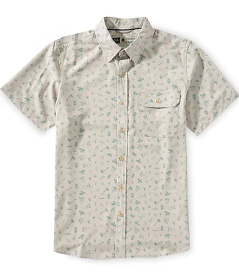 Dakota Grizzly Reel Stretch Short Sleeve Woven Shirt