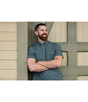 Dakota Grizzly Reel Stretch Short Sleeve Woven Shirt