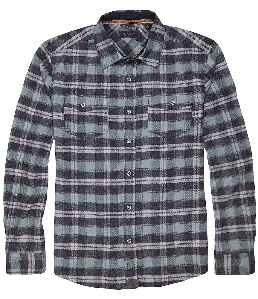 Dakota Grizzly Riley Flannel Long Sleeve Woven Shirt