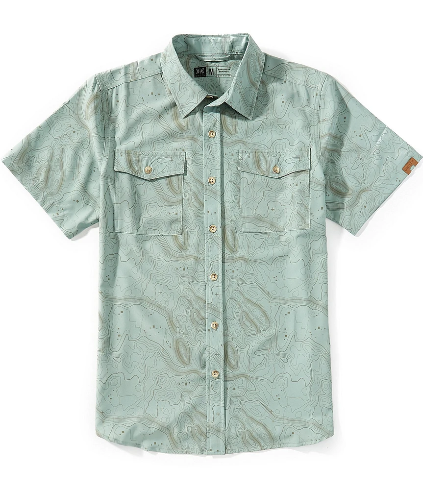 Dakota Grizzly Rowan Stretch Short Sleeve Woven Shirt