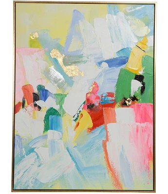 Dallas + Main 30#double; x 40#double; Textured Abstract Framed Canvas Wall Art
