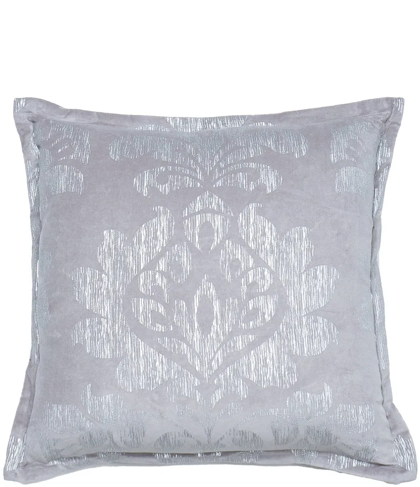 Dallas + Main Foiled Medallion Velvet Square Pillow