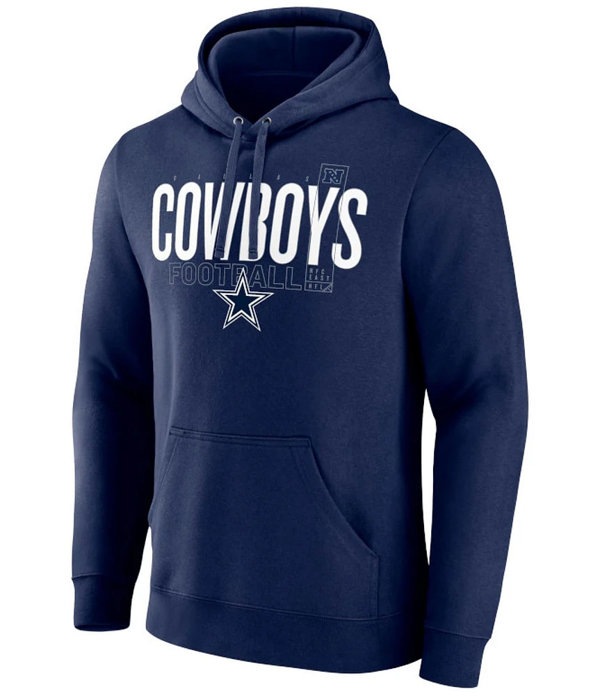 Dallas Cowboys Pylon Outline Fleece Hoodie