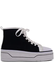 D'Amelio Footwear Eyekonn Canvas Platform High Top Sneakers