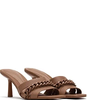 D'Amelio Footwear Lessia Monochromatic Leather Chain Sandals