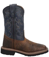 Dan Post Kids' Brantley 8#double; Leather Western Boots (Youth)