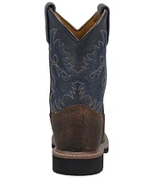 Dan Post Kids' Brantley 8#double; Leather Western Boots (Youth)