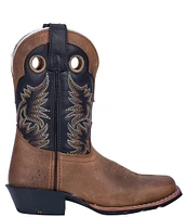 Dan Post Kids' Rascal 8#double; Leather Western Boots (Youth)