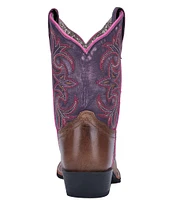 Dan Post Girls' Majesty 9#double; Leather Western Boots (Youth)