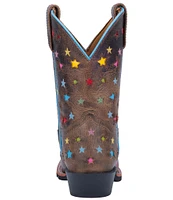 Dan Post Girls' Starlett 9#double; Star Detail Western Boots (Youth)