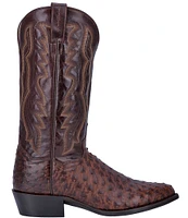 Dan Post Men's Pershing Full Quill Ostrich 13#double; Western Boots