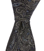 Daniel Cremieux Signature All Over Paisley 3 3/8#double; Woven Silk Tie