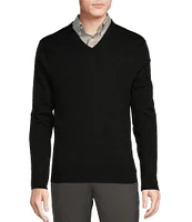 Daniel Cremieux Signature Collection Long Sleeve Supima Cashmere V-Neck Sweater