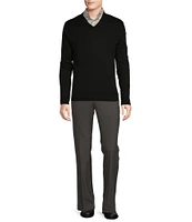 Daniel Cremieux Signature Collection Long Sleeve Supima Cashmere V-Neck Sweater