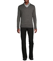 Daniel Cremieux Signature Collection Long Sleeve Supima Cashmere V-Neck Sweater