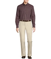 Daniel Cremieux Signature Label A Touch Of Cashmere Solid Long Sleeve Woven Shirt