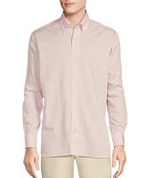 Daniel Cremieux Signature Label Canclini Cotton Dobby Striped Long Sleeve Woven Shirt