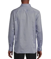 Daniel Cremieux Signature Label Canclini Cotton Long Sleeve Button-Down Woven Shirt