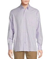 Daniel Cremieux Signature Label Canclini Cotton Medium Plaid Long Sleeve Woven Shirt