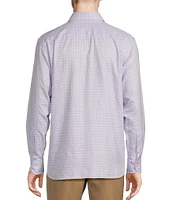Daniel Cremieux Signature Label Canclini Cotton Medium Plaid Long Sleeve Woven Shirt