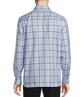 Daniel Cremieux Signature Label Canclini Cotton Plaid Long Sleeve Woven Shirt