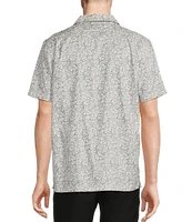 Daniel Cremieux Signature Label Floral Print Short Sleeve Woven Camp Shirt