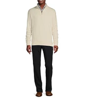 Daniel Cremieux Signature Label Honeycomb Quarter-Zip Pullover