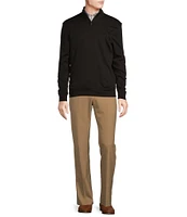 Daniel Cremieux Signature Label Honeycomb Quarter-Zip Pullover