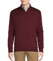 Daniel Cremieux Signature Label Honeycomb Quarter-Zip Pullover