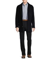 Daniel Cremieux Signature Label Loro Piana Wool Car Coat